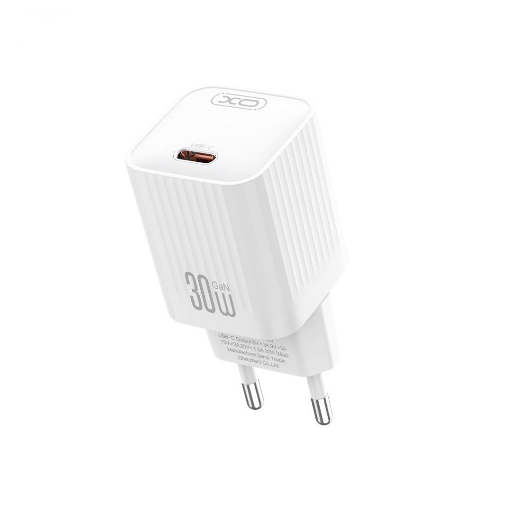 XO L148 wall charger 220V 30W 1*USB-C white