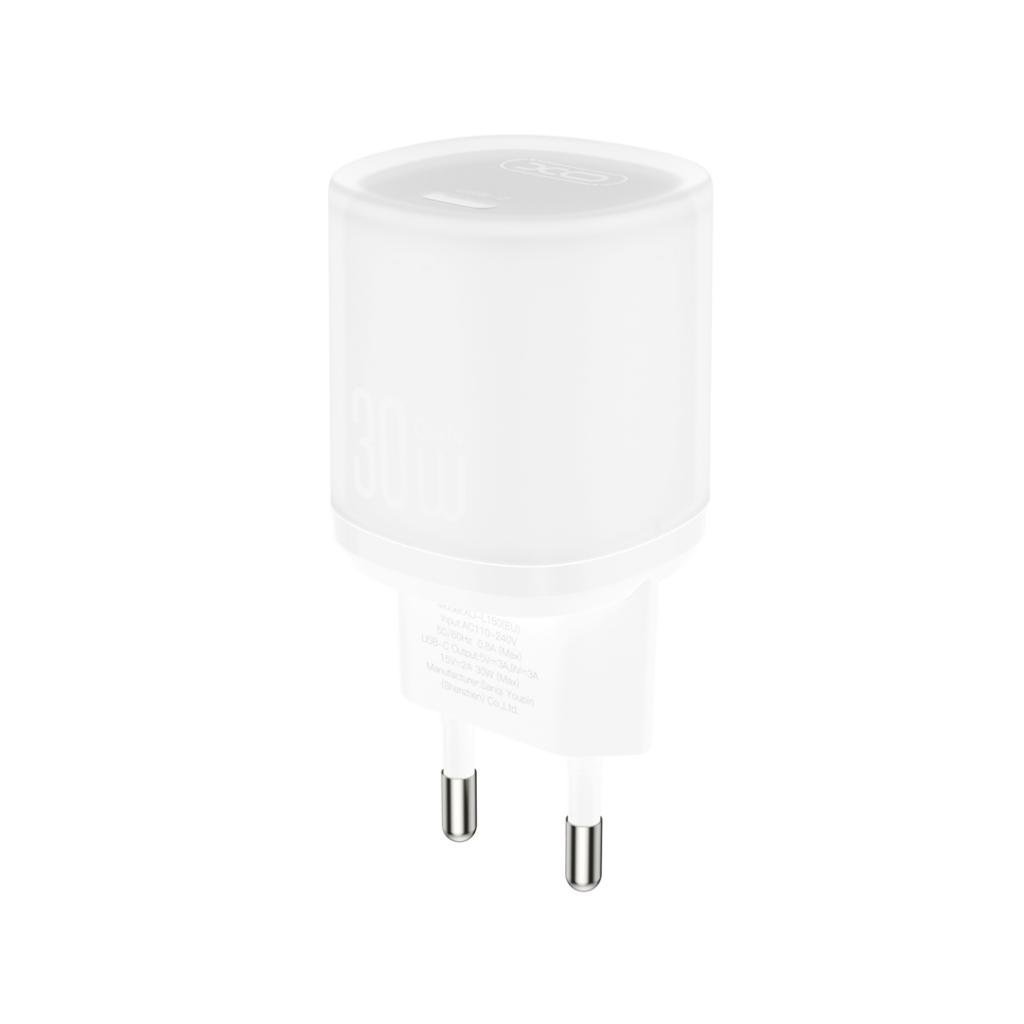 XO L150 wall charger 220V 30W, 1*USB-C, white