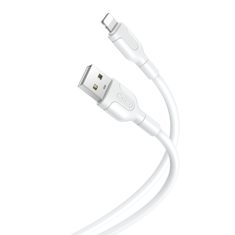 XO NB212 cable USB - Lightning 1,0 m 2,1A white