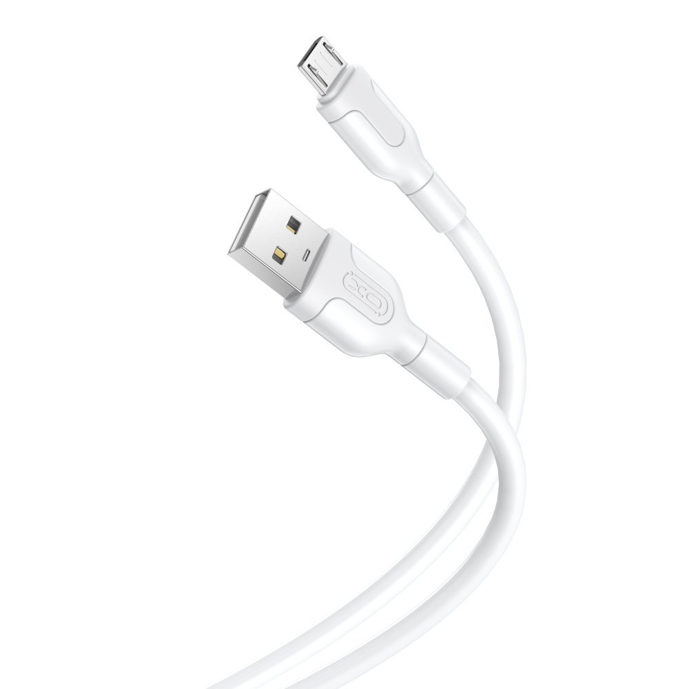 XO cable NB212 USB - microUSB 1,0 m 2,1A White