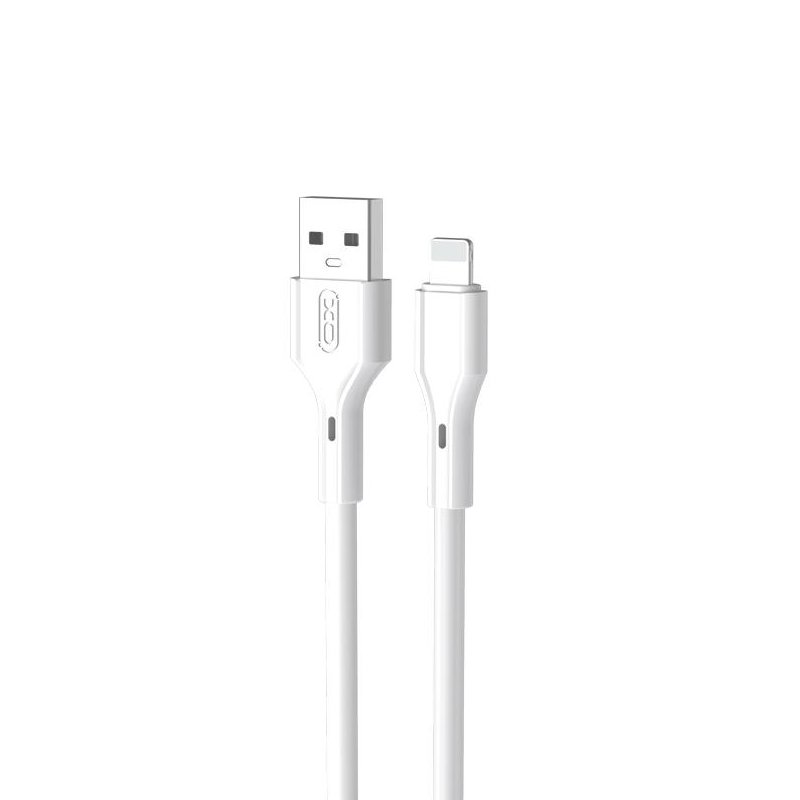XO Cable USB-A - Lightning, 1 m, 2.4A, NB230 white