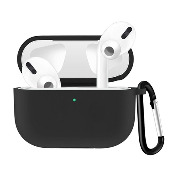 XO Silicone case for AirPods Pro with hook (black)
