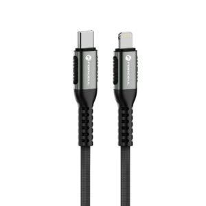 Forcell C259 Braided USB-C to Lightning Cable 27W 3m Black