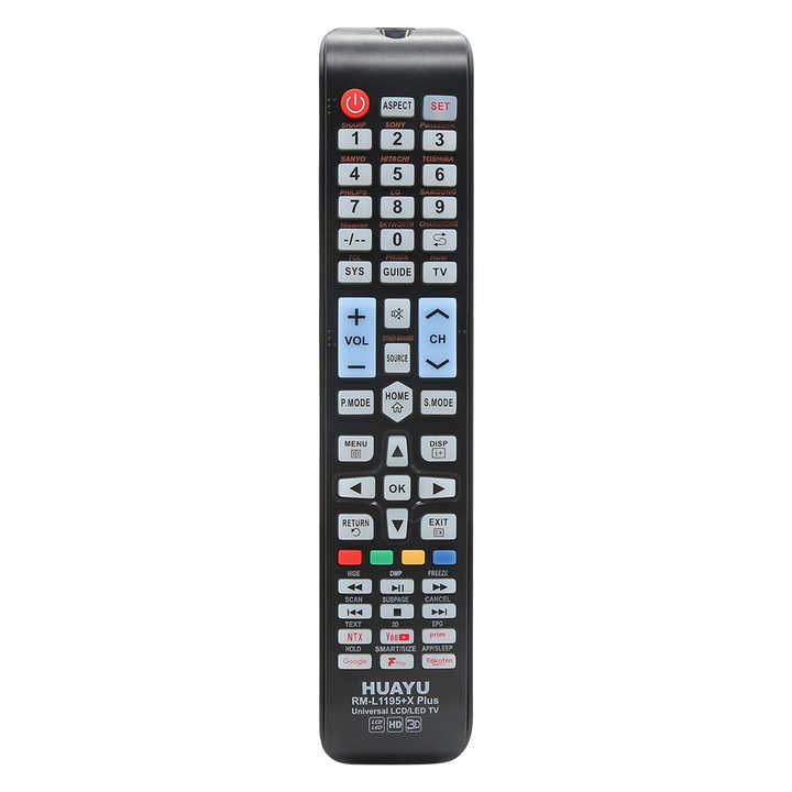 Huayu RM-L1195+X Plus Universal τηλεχειριστήριο για τηλεοράσεις