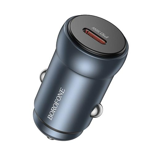 Borofone Car charger BZ32 Fresh – Type C – PD 30W grey