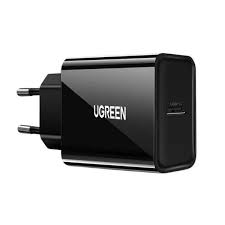 UGREEN 220V 20W, 1*USB-C (black) - CD137 / 10191