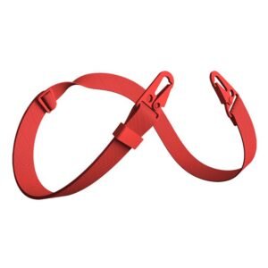 Strap αποσπώμενο και ρυθμιζόμενο λουράκι λαιμού Charlot 130cm Rose Red