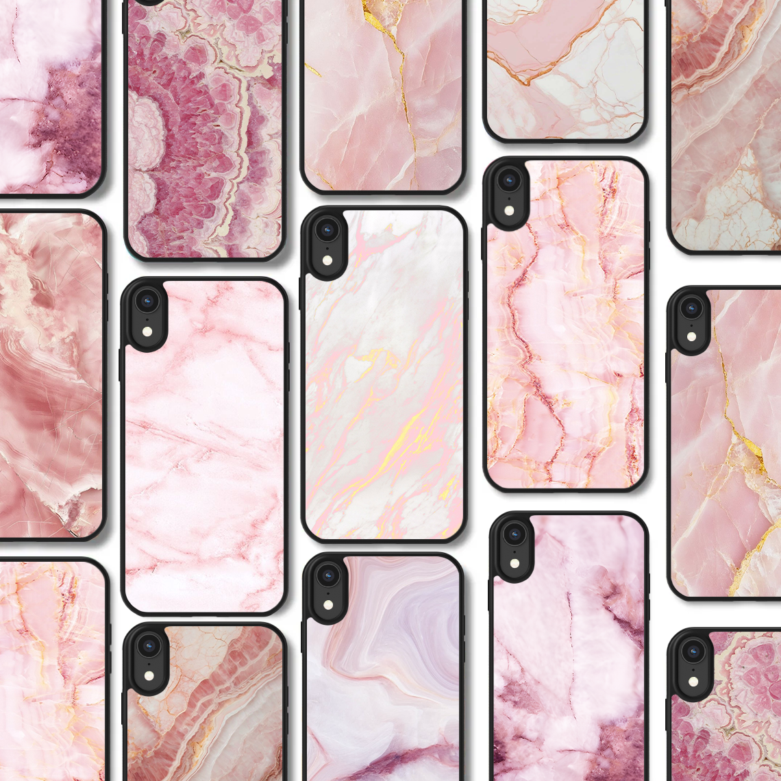 Θήκη για ( Xiaomi Redmi 6 ) Pink Marble Series (Κωδ: 204Χ)  με 10 Σχέδια επιλογής