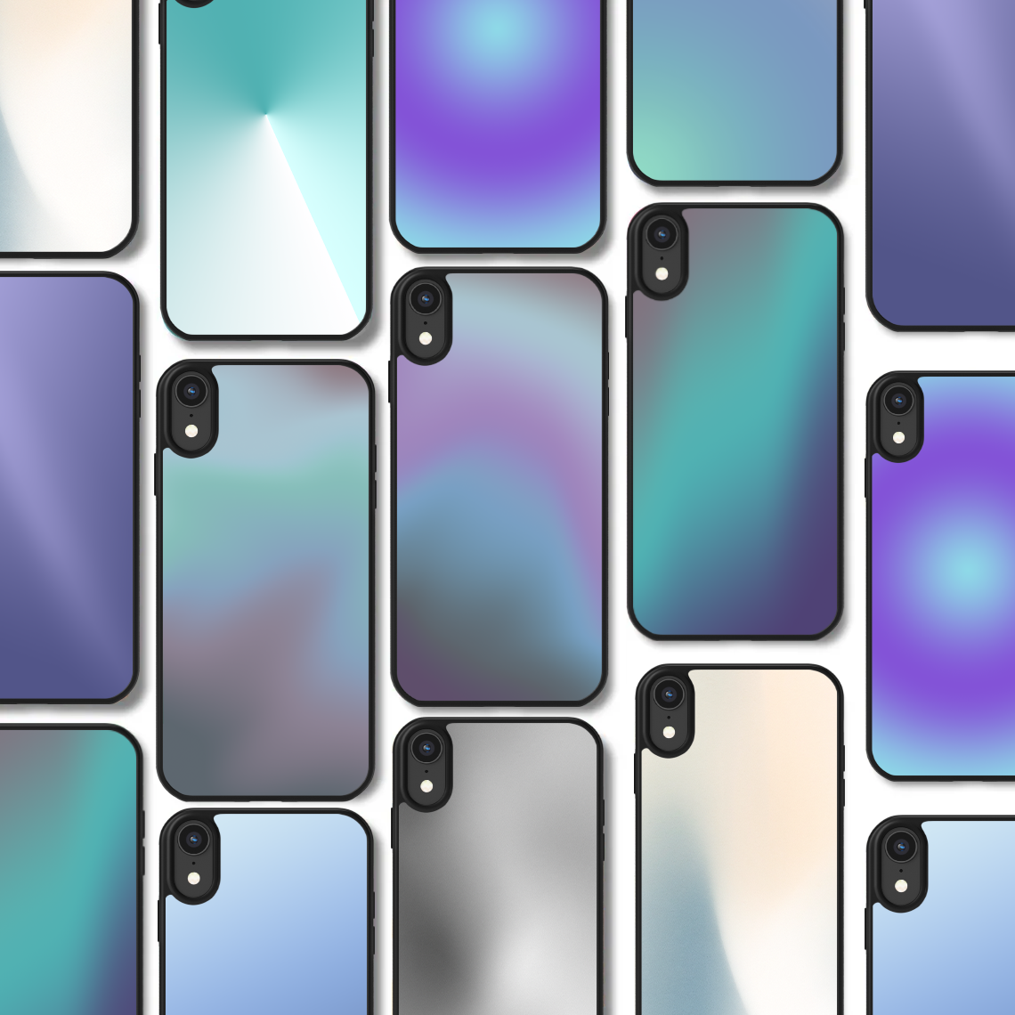 Θήκη για ( Xiaomi Redmi Note 9s ) Cool Gradients με 10 Σχέδια επιλογής (Κωδ: 605Χ)