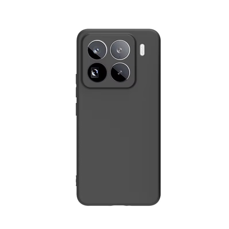 Xiaomi 15T Pro - Θήκη Σιλικόνης Μαύρη με Προστασία Κάμερας