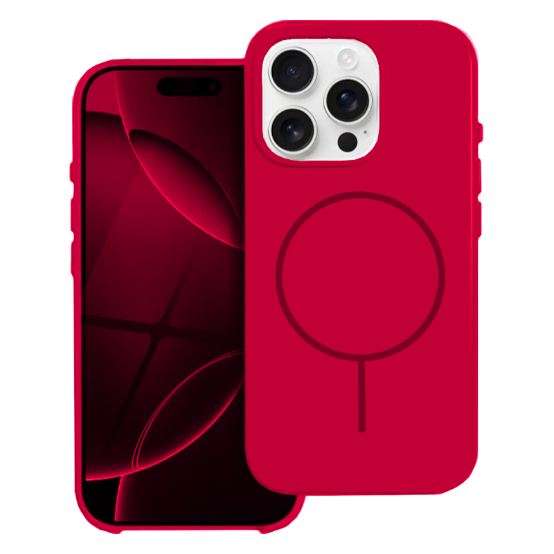 Θήκη Σιλικόνης για iPhone 16 Pro Max Κόκκινη Magsafe