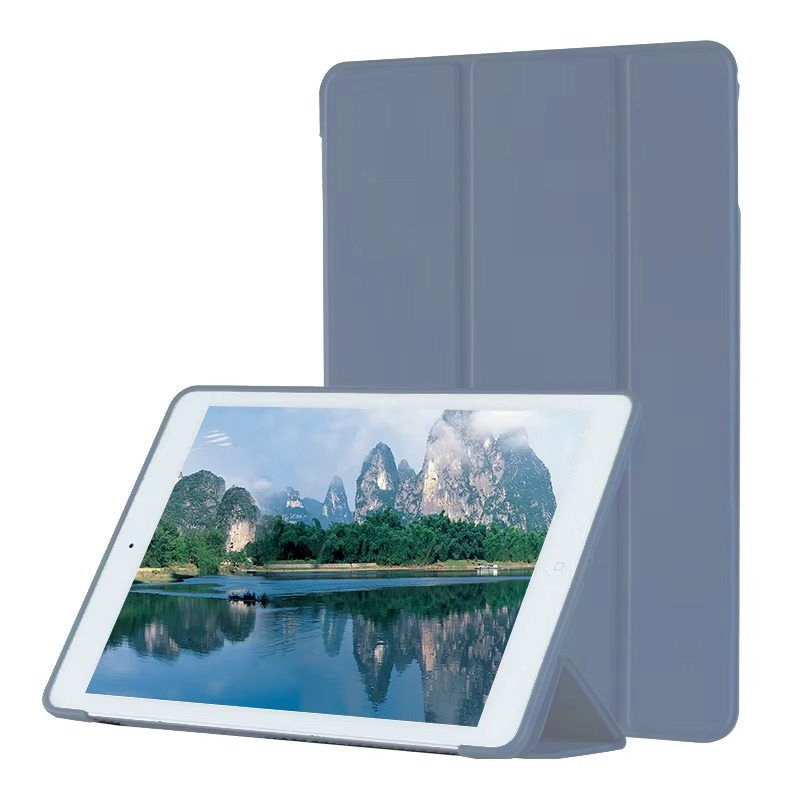 Lenovo M5 Lite Flip Cover Case Μπλε-Γκρι