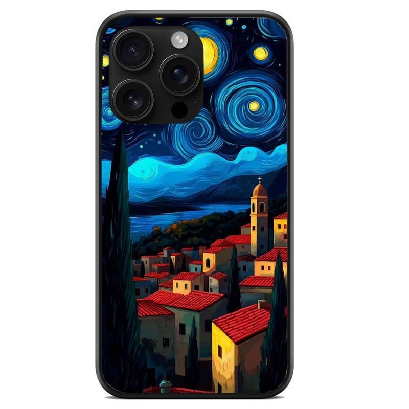 Θήκη κινητού με σχέδιο Starry Village για το (Apple iPhone 16e)