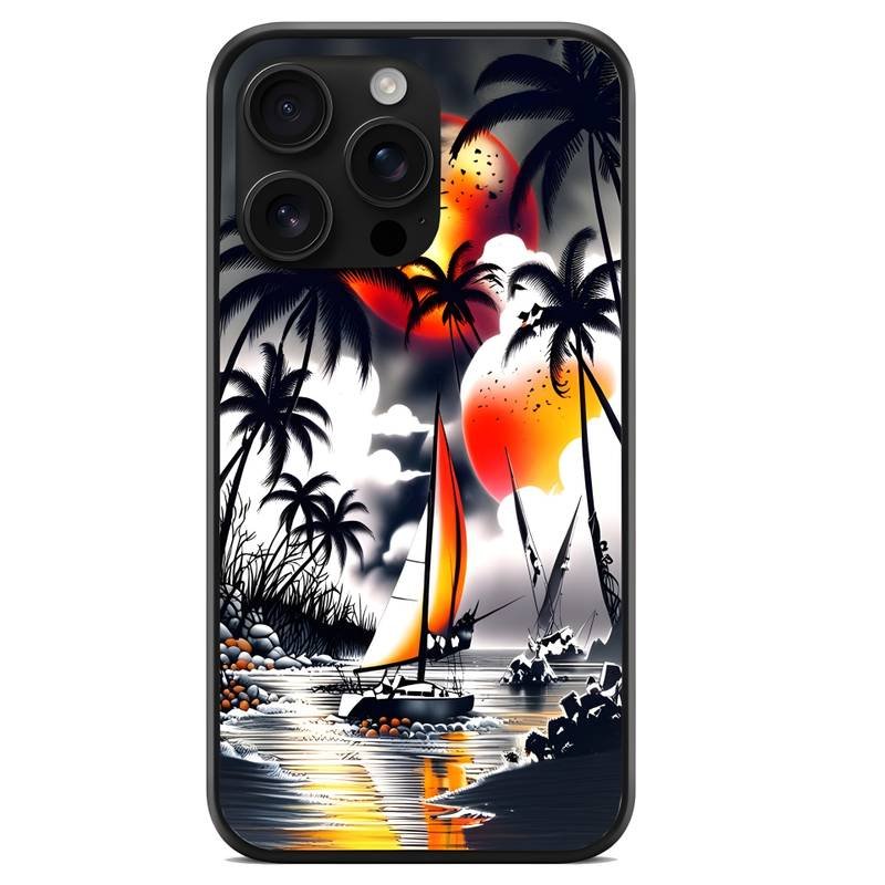 Θήκη κινητού με σχέδιο Tropical Sunset για το (Apple iPhone 16e)