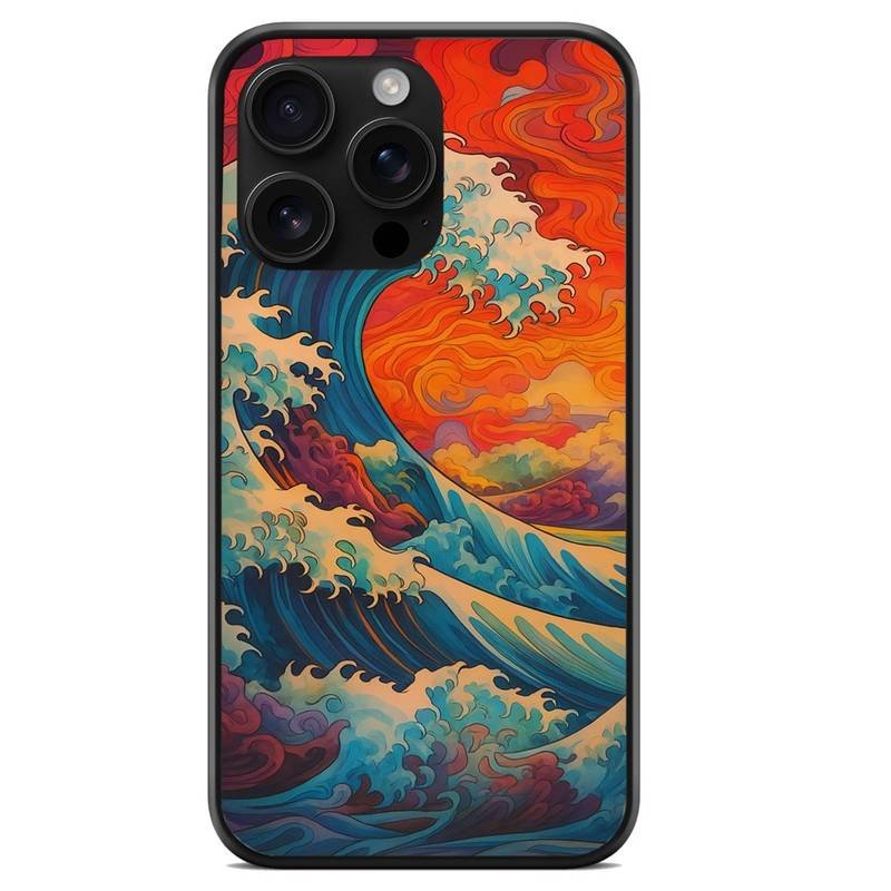 Θήκη κινητού με σχέδιο Colorful Waves για το (Realme 9i)