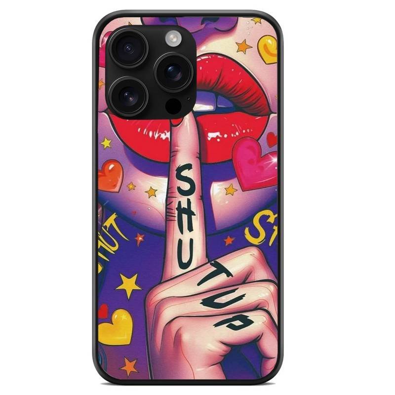 Θήκη κινητού με σχέδιο Shut Up! για το (Samsung Note 20)