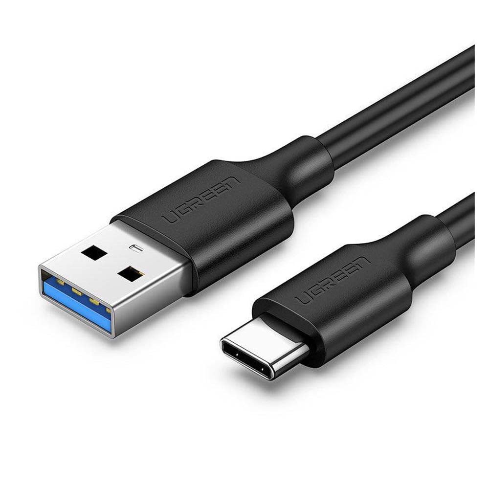 UGREEN Cable USB-A to USB-C, 1m, 3A black – US184 / 20882
