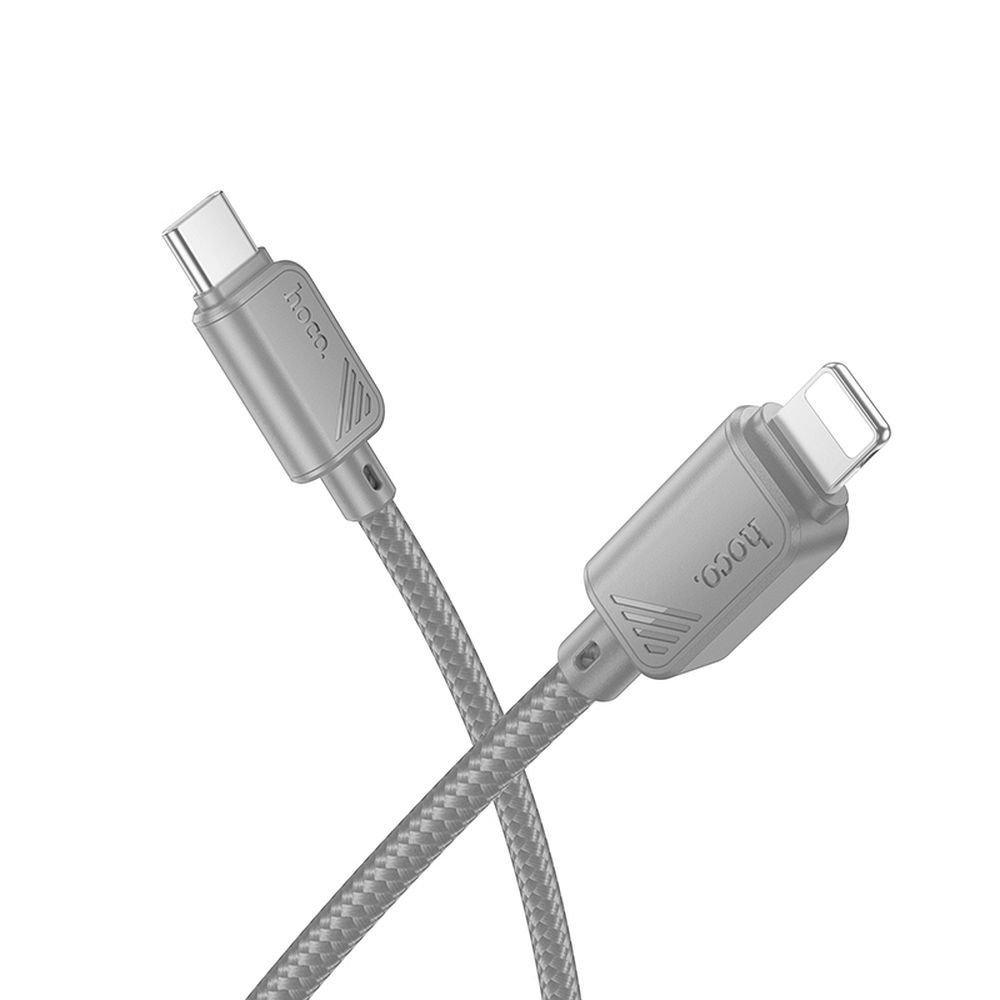 Cable USB-C to Lightning Hoco PD 27W 1m X113 gray