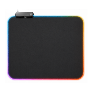 Απαλό Υφασμάτινο Mousepad με RGB LED 32.5 * 27.5 cm Μαύρο
