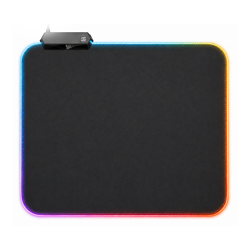 Απαλό Υφασμάτινο Mousepad με RGB LED 32.5 * 27.5 cm Μαύρο