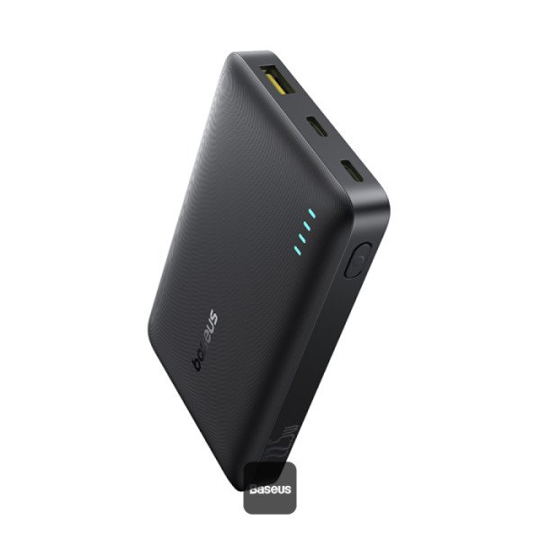 BASEUS Power Bank 10000mAh 22.5W + καλώδιο Type-C – Type-C, EnerFill FP21 μαύρο – P1008210D123-00