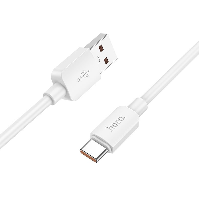 Cable USB-A to USB-C Hoco PD 6A 100W 1m X96 white