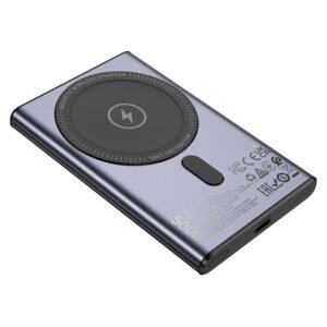 Hoco Powerbank compatible withMagSafe 5000 mAhQC PD 20W Q32 metal gray