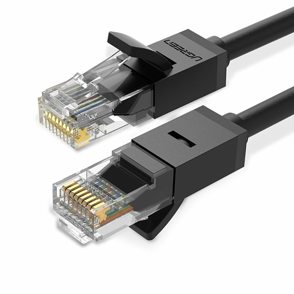 UGREEN LAN cable Cat6 Flat 2m black - NW102 / 50174