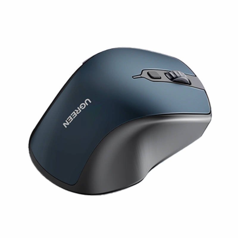 Wireless Mouse UGREEN MU101, 4000DPI, BT / USB Receiver, Μπλε