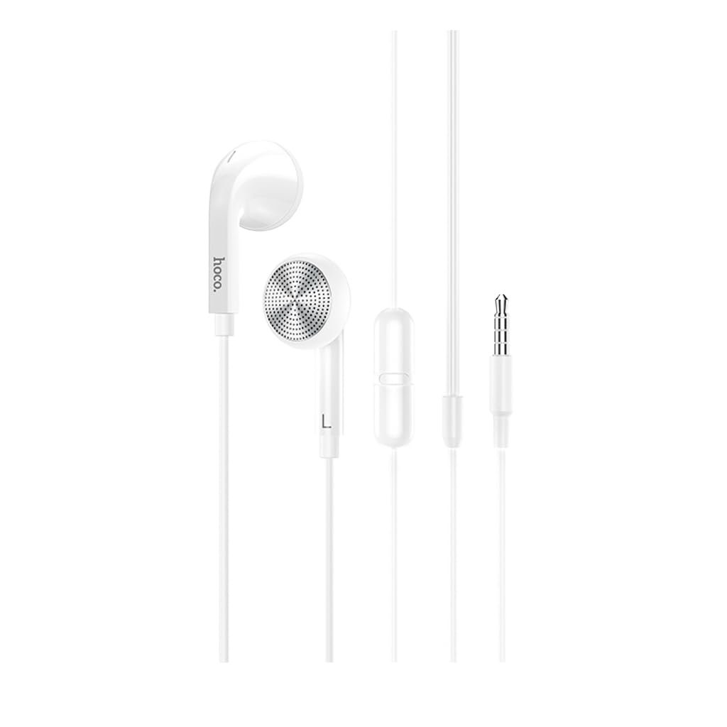 Ενσύρματα ακουστικά Jack 3,5mm Hoco M73 λευκά