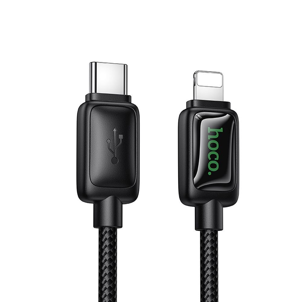 Καλώδιο USB-C σε Lightning Hoco PD 30W 1,2m U146 μαύρο