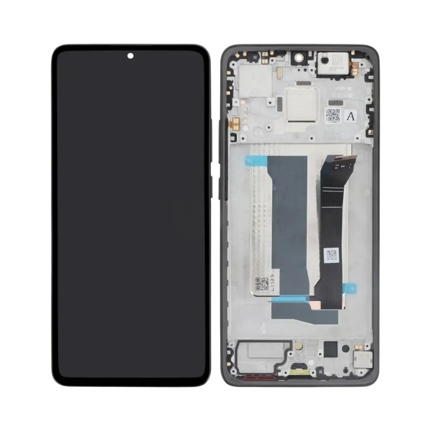 Xiaomi Poco X7 Pro 5G - LCD Display + Touch Unit + Front Cover Black Original (Service Pack)56000300O1000/ 57100O10B0005