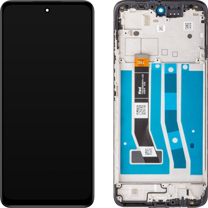 Motorola Moto G54 / Moto G54 Power  - LCD display + Touch Unit + Front Cover Black OEM
