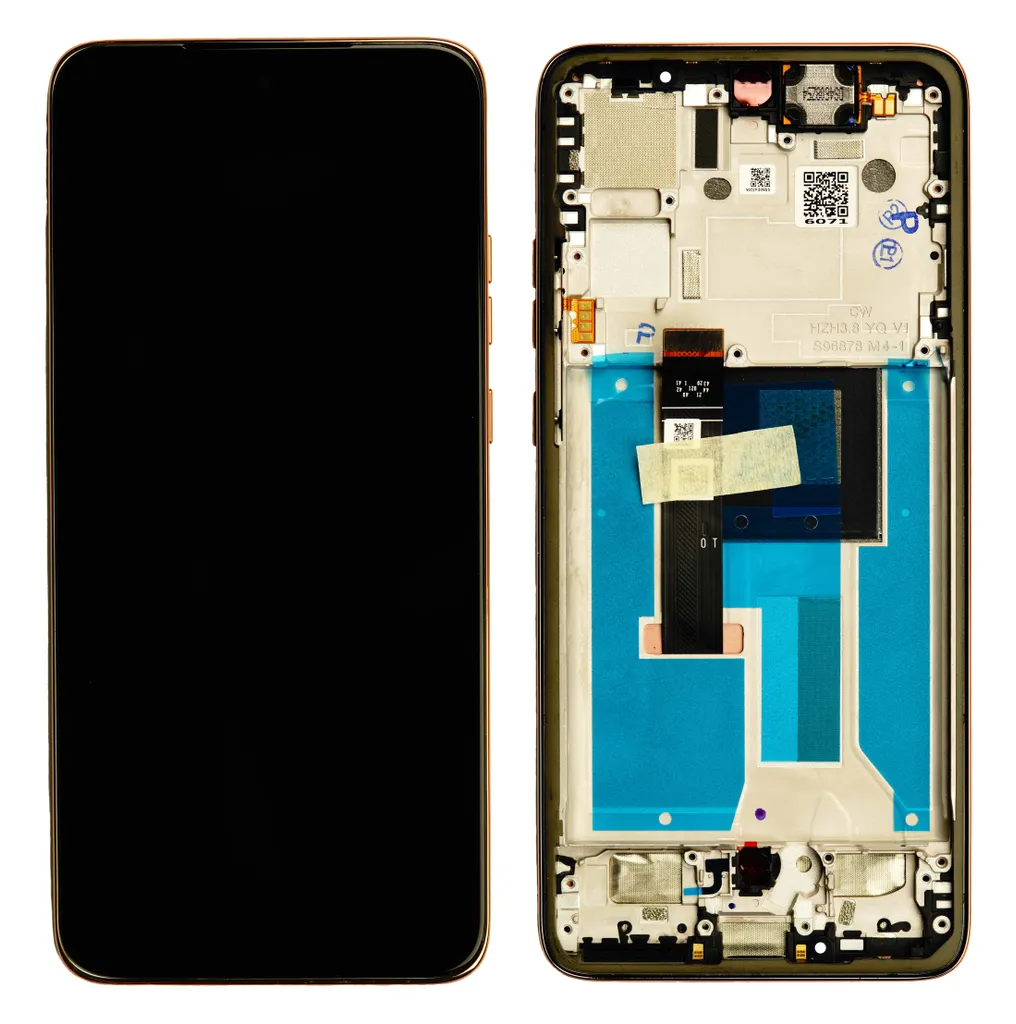 Motorola Edge 50 Neo (XT2409) - LCD display + Touch Unit + Front Cover Latte 5D68C28693 (Original Service Pack)