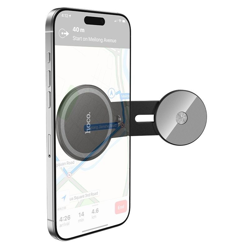 Magnetic car phone holder to the back of the screen Hoco H93 black