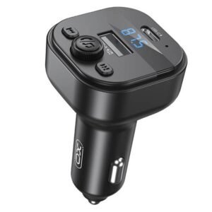 XO MP3 Wireless FM Transmitter 15W, USB-A + USB-C, μαύρο – BCC18
