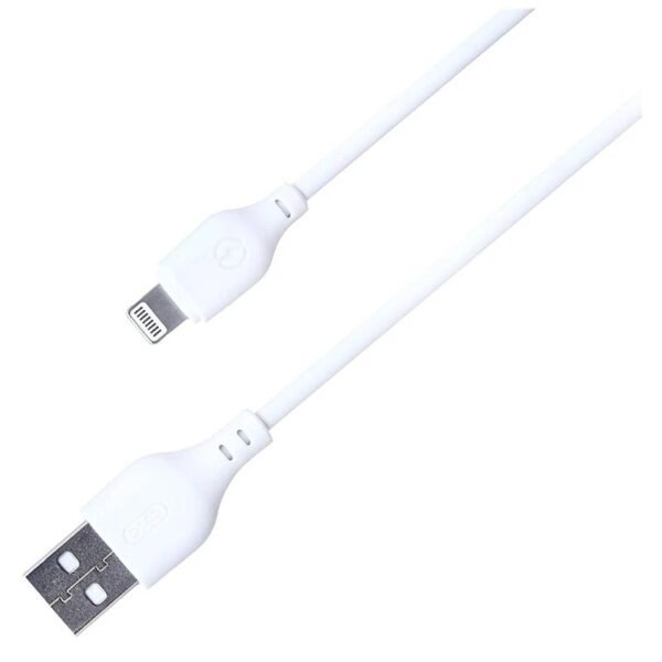 XO Cable USB-A – Lightning, 1m, 2.1A, NB103 white