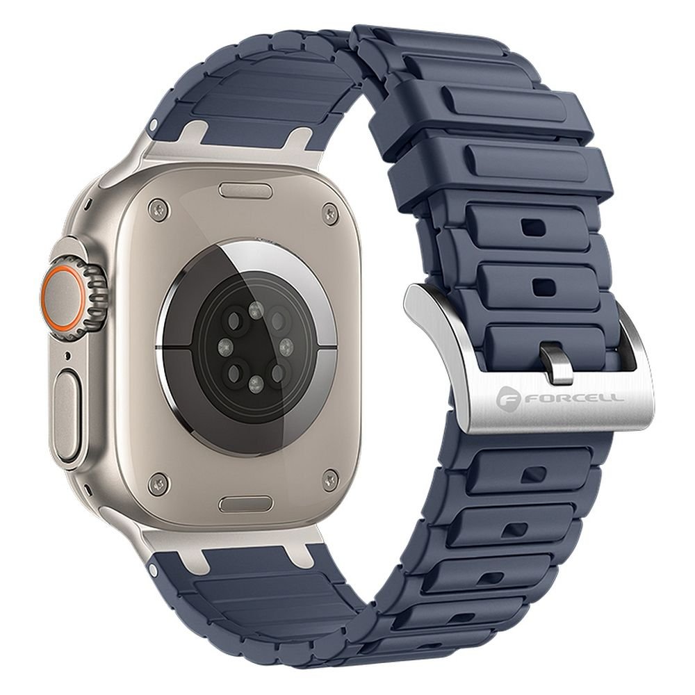 Forcell Strap to Apple Watch F-Design FA06 silicone holes 38 / 40 / 41 mm blue