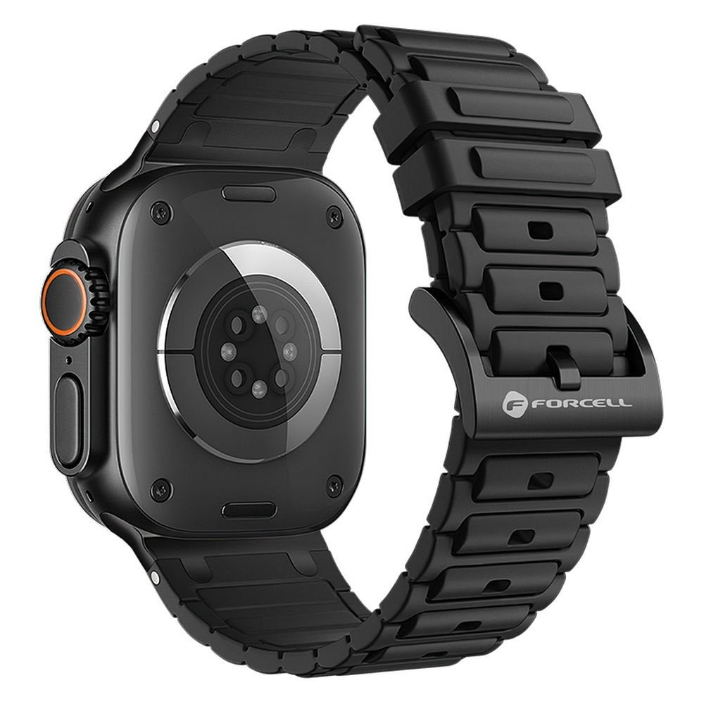 Forcell Strap to Apple Watch F-Design FA06 silicone holes 38 / 40 / 41 mm black