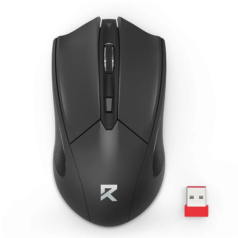 Ασύρματο Ποντίκι Redragon BM-2463 με USB 2,4GHz και Ρυθμιζόμενο DPI (Μαύρο)