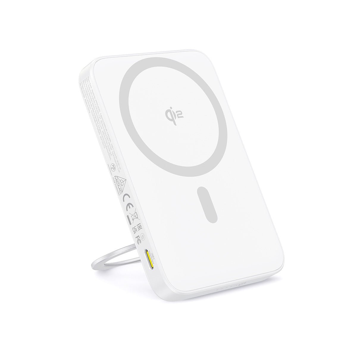 BASEUS Power Bank 5000mAh 20W, PicoGo Qi2 Ultra-slim Magnetic Ring white – P10076800213-01