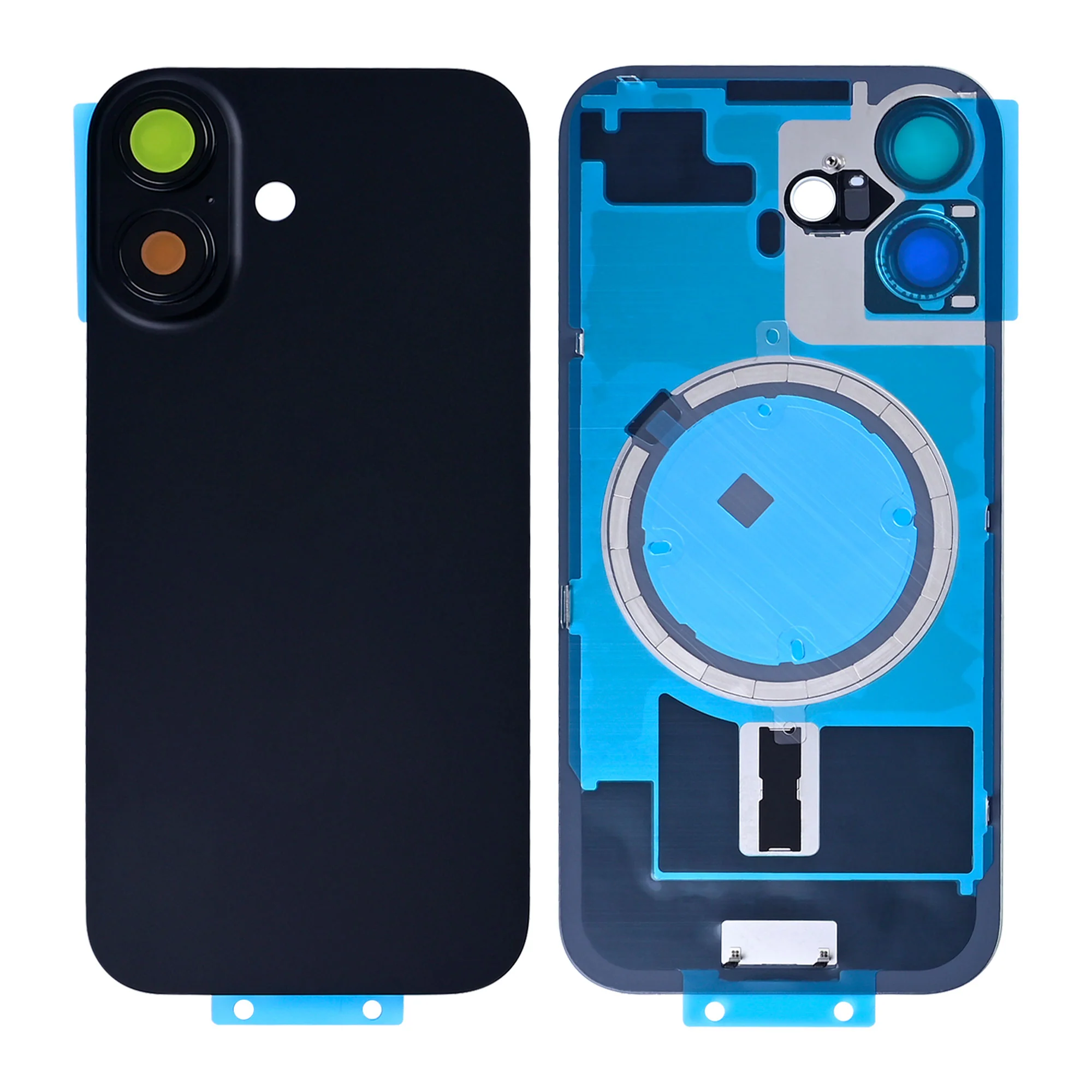 Apple iPhone 17 - Battery Back Cover with Camera Lens Black With Logo OEM