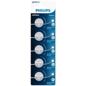 Philips CR2016P5/01GRS Μπαταρία λιθίου Blister 5τεμ 75mAh 3 V
