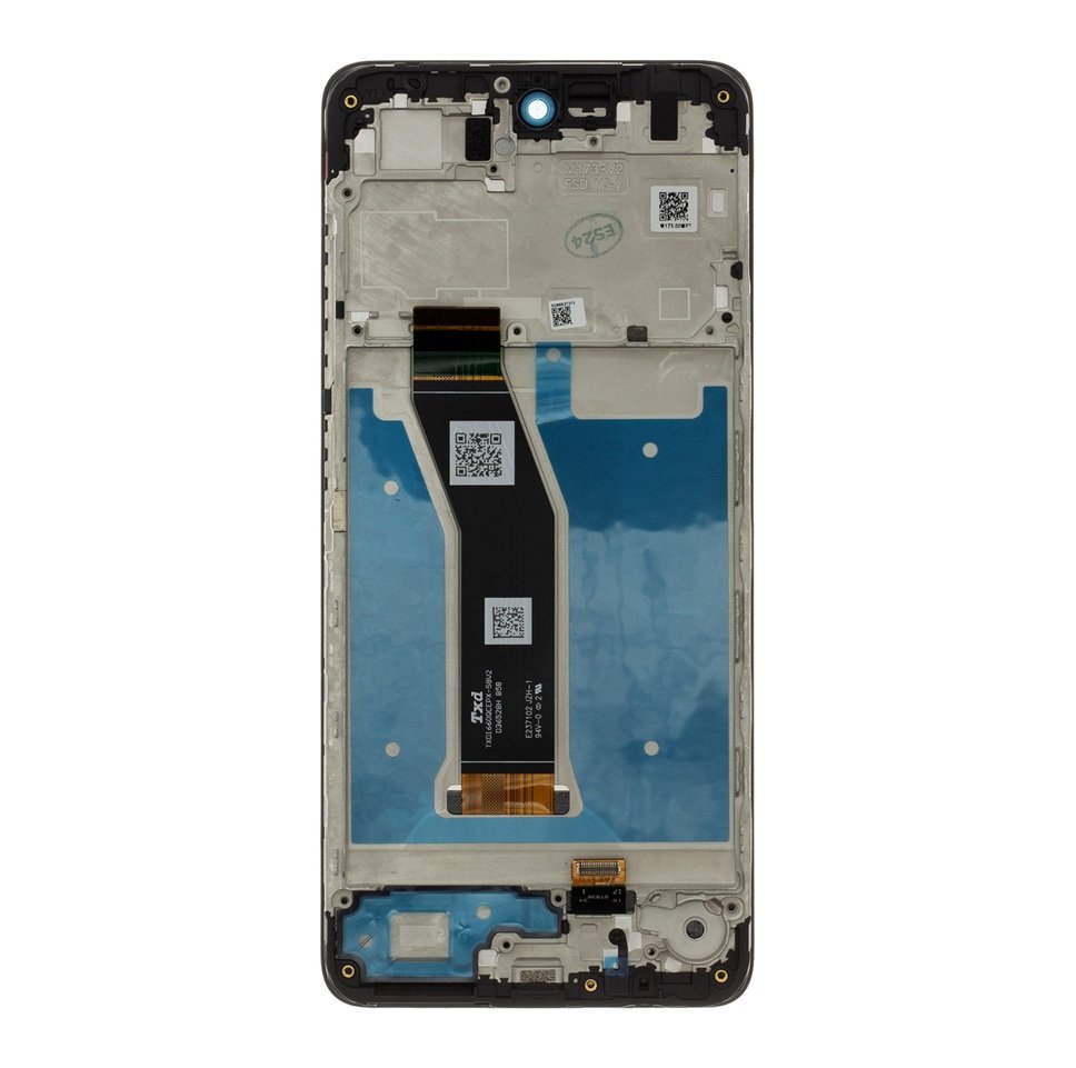 Motorola Moto E14 - LCD display + Touch Unit + Front Cover Black 5D68C24645 (Original Service Pack)