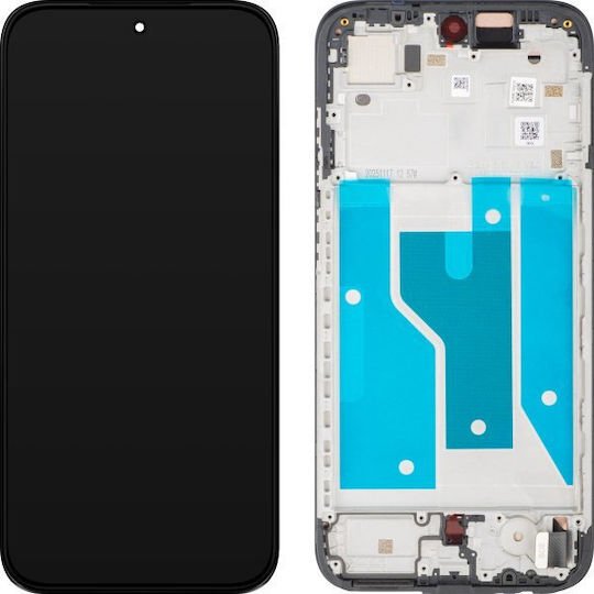 Motorola Moto G67 5G / Moto G77 5G - LCD display + Touch Unit + Front Cover Black 5D68C32013 (Original Service Pack)