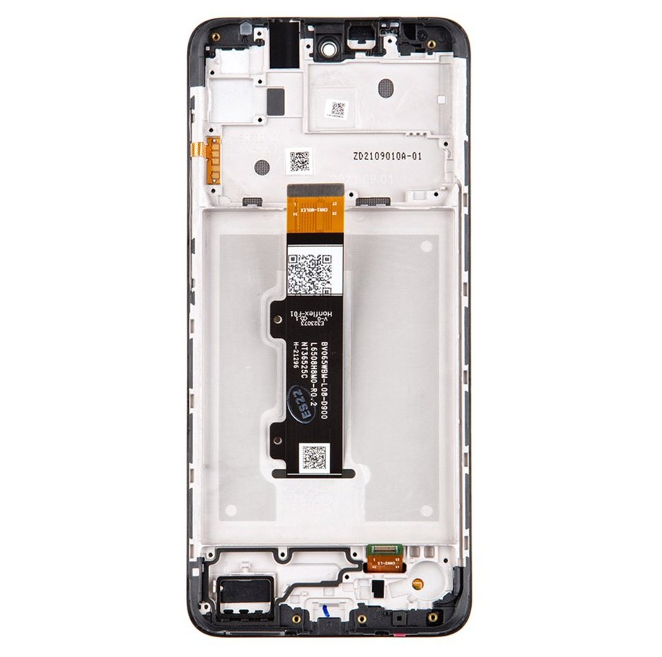 Motorola Moto E30 / Moto E40 - LCD display + Touch Unit + Front Cover Black 5D68C19697 (Original Service Pack)