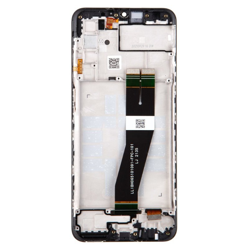 Samsung A037G Galaxy A03s - LCD display + Touch Unit + Front Cover Black (OEM)