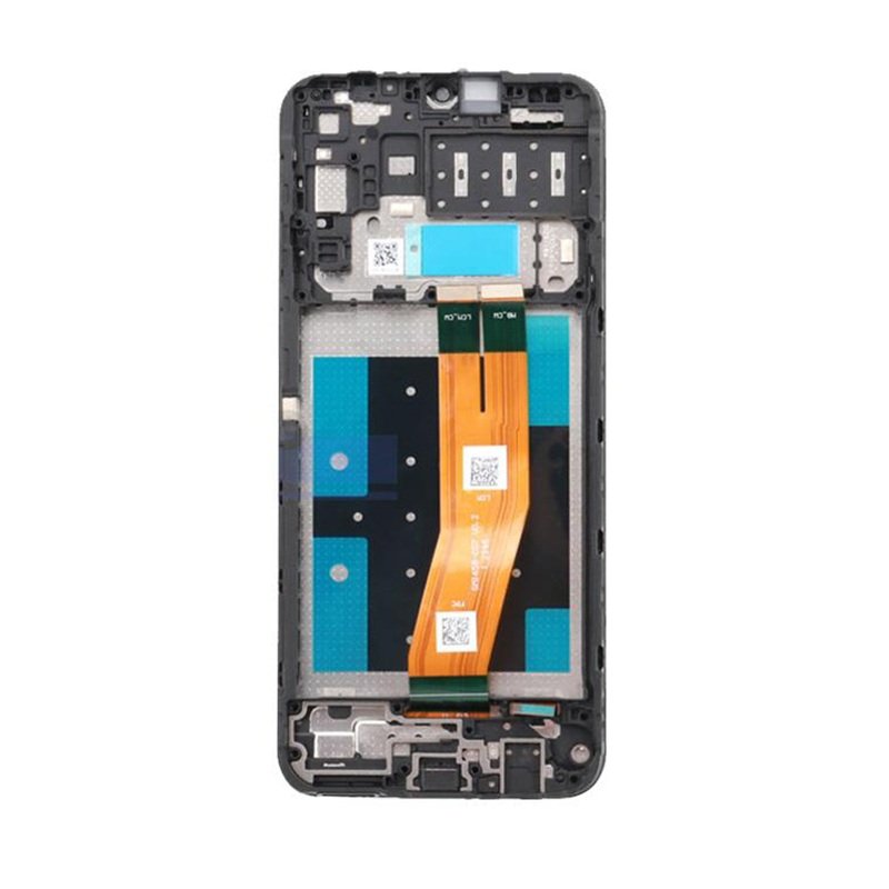 Samsung A145 Galaxy A14 4G - Copy LCD display + Touch Unit + Front Cover (BLACK FLEX) Black OEM