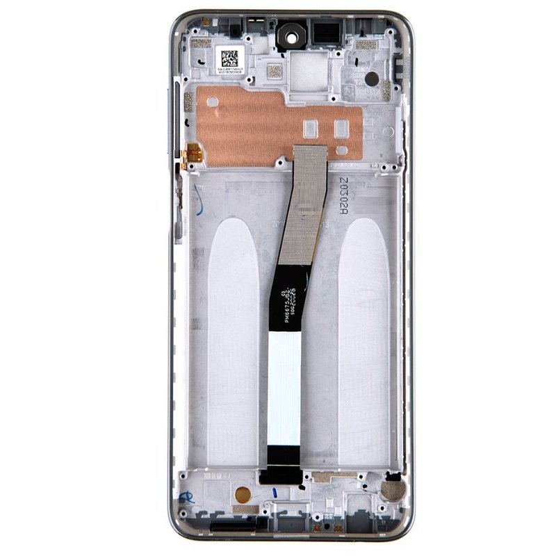 Xiaomi Redmi Note 9 Pro / Redmi Note 9S - LCD Display + Touch Unit + Front Cover Blue OEM