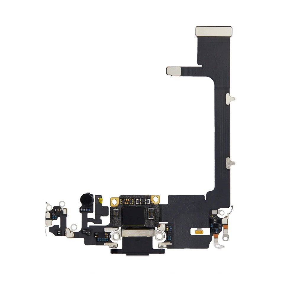 Charging Port Flex Cable With Board For Apple iPhone 11 Pro (Original Pulled) (Space Gray)